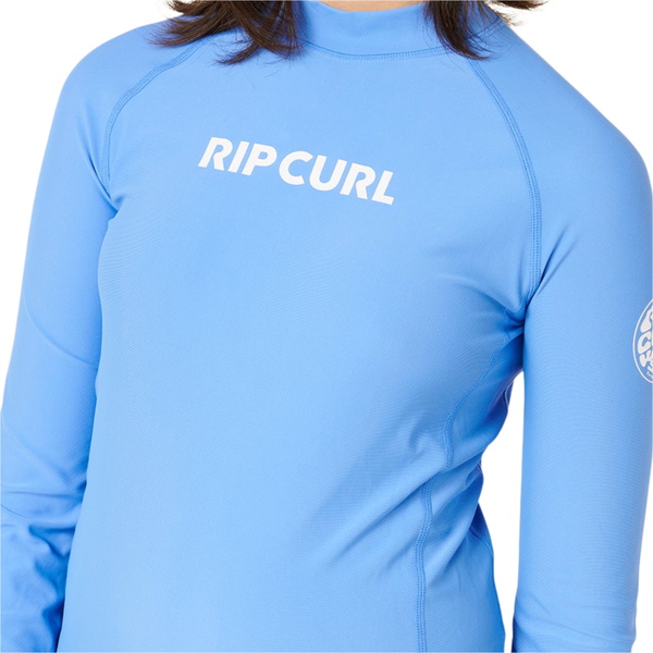 2026 Rip Curl Junior Classic Surf Long Sleeve Rash Vest 14DGRV - Cornflower Blue